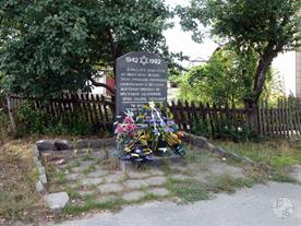 Monument on the place of getto, 2015