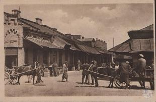 Jews on market in Kovel, 1906-1918