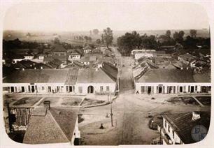 Poryck, 1916. Thr synagogue is visble on the left