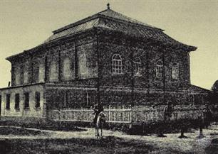 Old synagogue in Radzivilovю Built in 1811, destroyed during the First World War in 1915