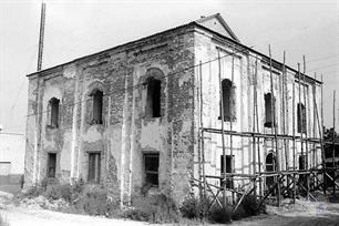 Synagogue in Berestechko, post -war restoration. It was built in 1885