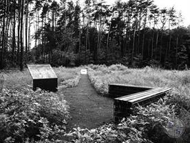 The monument to the murdered Jews of Holoby, restored in 2023