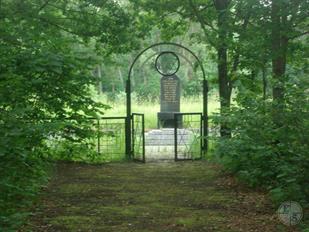 Holocaust memorial in the village of Kozak near Korets, 2009