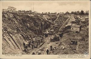 Basalt quarries in Janova Dolyna near Kostopil, 1930s