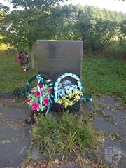 Holocaust memorial in Kostopil (near stadium), 2020