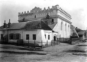 Great synagogue in Luboml, 1925