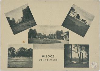 Mizoch, postcard of 1938