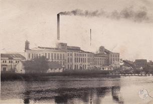 Sugar factory of Brodsky in Mizoch, 1910s