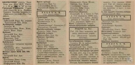 Zdolbuniv in the 1913 reference book 