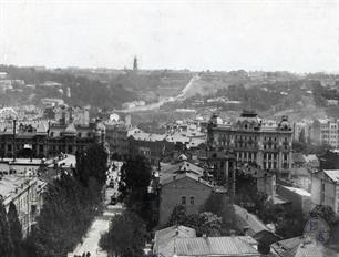 Панорама 1914 г. Дом Льва Бендерского справа