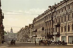 Улица Николаевская и отель "Континенталь"