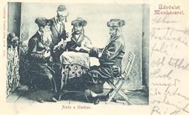 Евреи на венгерских открытках из Мукачево