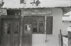 Руська Мокра, гостиница, 1930 год. На идиш указано, что "по-настоящему кошерно"